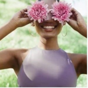 Girlfriend Collective Topanga Bra in Dahlia XS